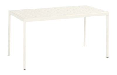 HAY Balcony Tuintafel Chalk Beige Gepoedercoat staal (144 x 76 x 74 cm)