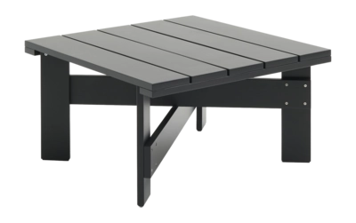 HAY Crate Tuintafel Black Low Table Water-Based Lacquered Pinewood (75,5 x 75,5 x 40 cm)