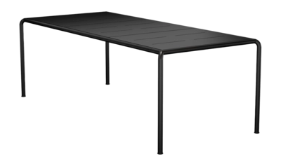 Houe Avanti Dining Table Tuintafel Black Black 222 x 98 cm